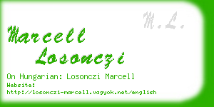 marcell losonczi business card